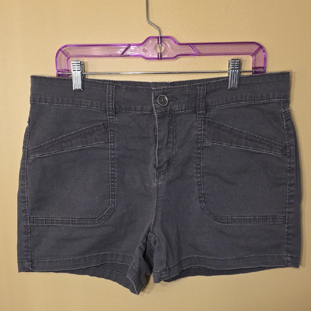 UNIONBAY Women's Charcoal Cargo Shorts